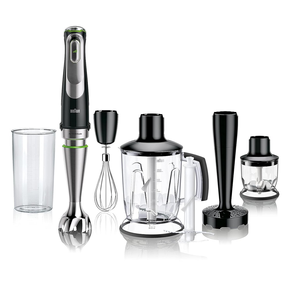 Braun MultiQuick 9 MQ 9147X el mikseri – Active PowerDrive ve SplashControl ile, püre yapma çubuğu,