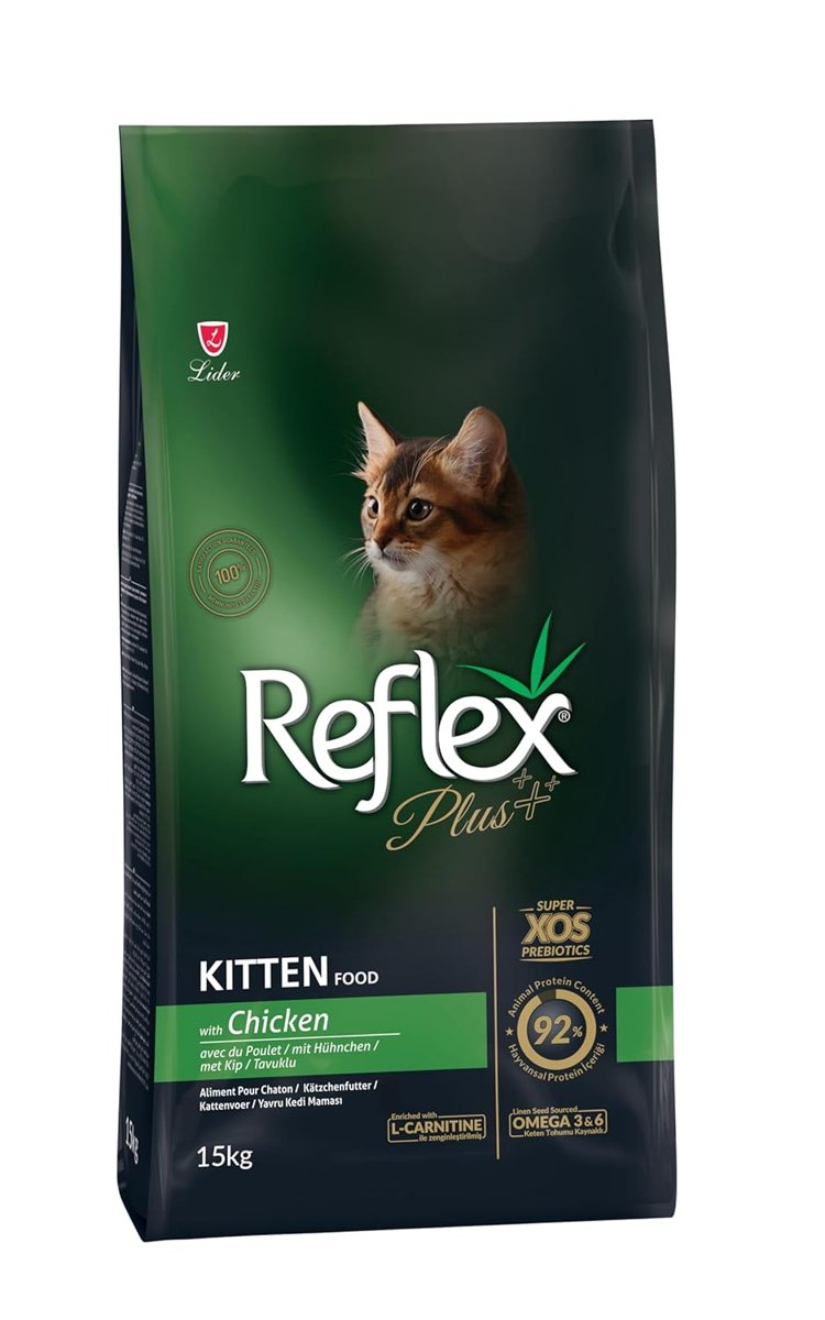 Reflex Plus Yavru Kediler için Tavuk Etli Kedi Maması, 15 Kg