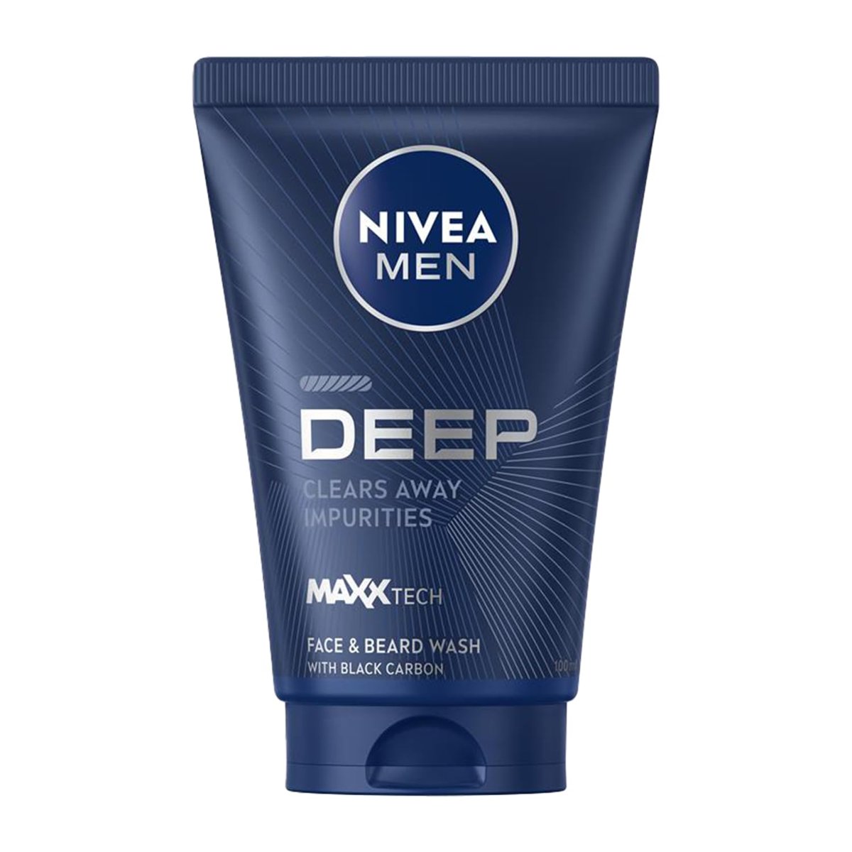 NIVEA MEN Erkek Yüz ve Sakal Temizleme Jeli Deep Dimension 100 ml,Nemlendirici,Yağ Arındırıcı,Aktif