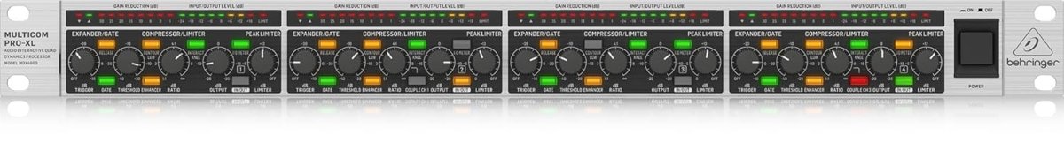 Behringer MDX4600 V2 Dinamik Arttırıcı ve Düşük Kontur Filtreli Referans Sınıfı 4 Kanallı Genişletici