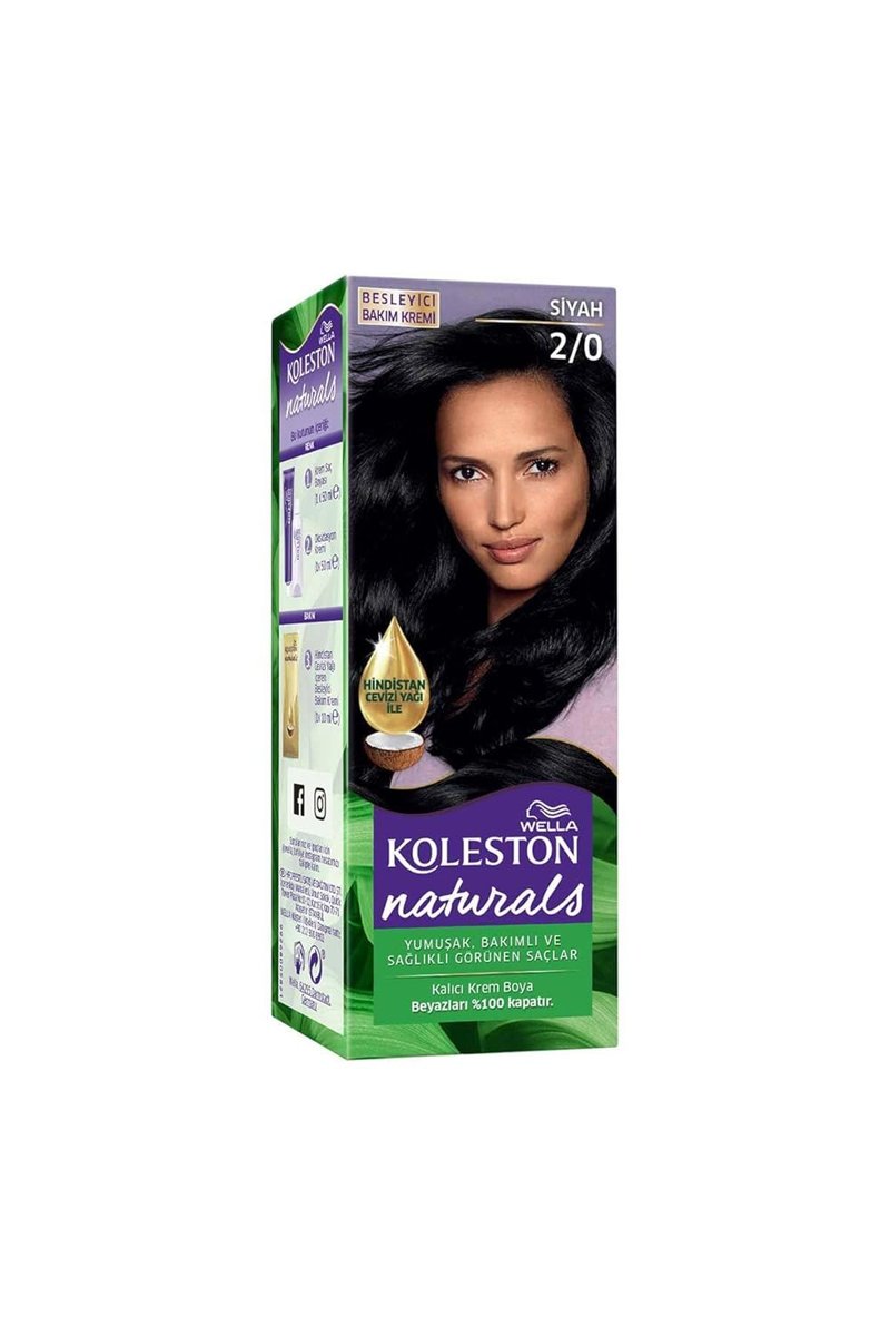 Koleston Naturals 2/0 Siyah Saç Boyası