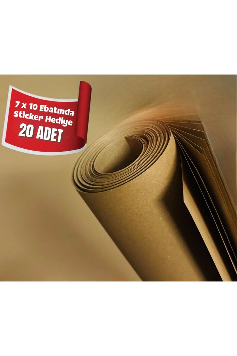 1. Kalite Kraft Kağıt Ambalaj – Hediye Çeyiz  Paketleme Kağıdı 100 x 100 cm 20’lu Saman Kağıt