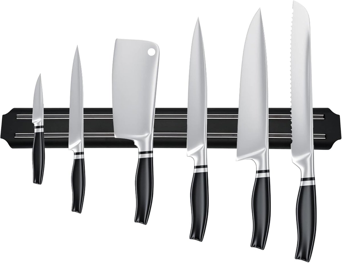 Orret Home 32 cm Şerit Mıknatıslı Bıçak Tutucu – Mutfak Duvar Askısı, Bıçak Organizeri, Mıknatıslı S