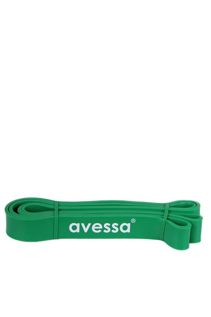 Avessa Latex Güç Bandi 32 Mm Sert (208Cm X 3,5 X 32Mm) Yeşil