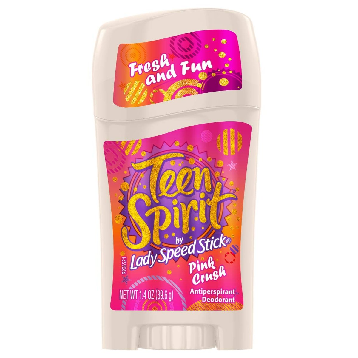 Teen Spirit Pink Crush Anti perspirant Deodorant, 40 ml - 12 kılıf başına.