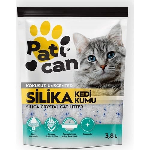 PATİCAN SİLİKA KEDİ KUMU 3.8 LT