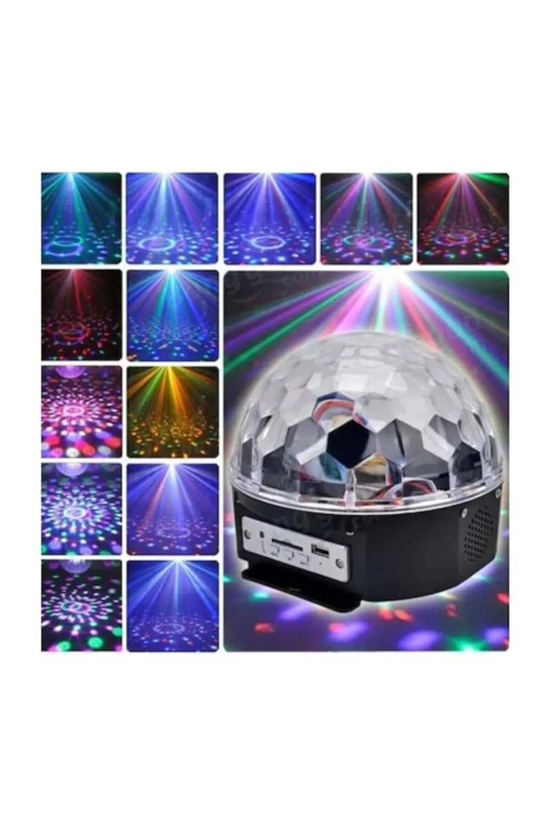 Gold Mgc-90 Sahne Led Küre Işık 6x3 Watt Rgb Renkli