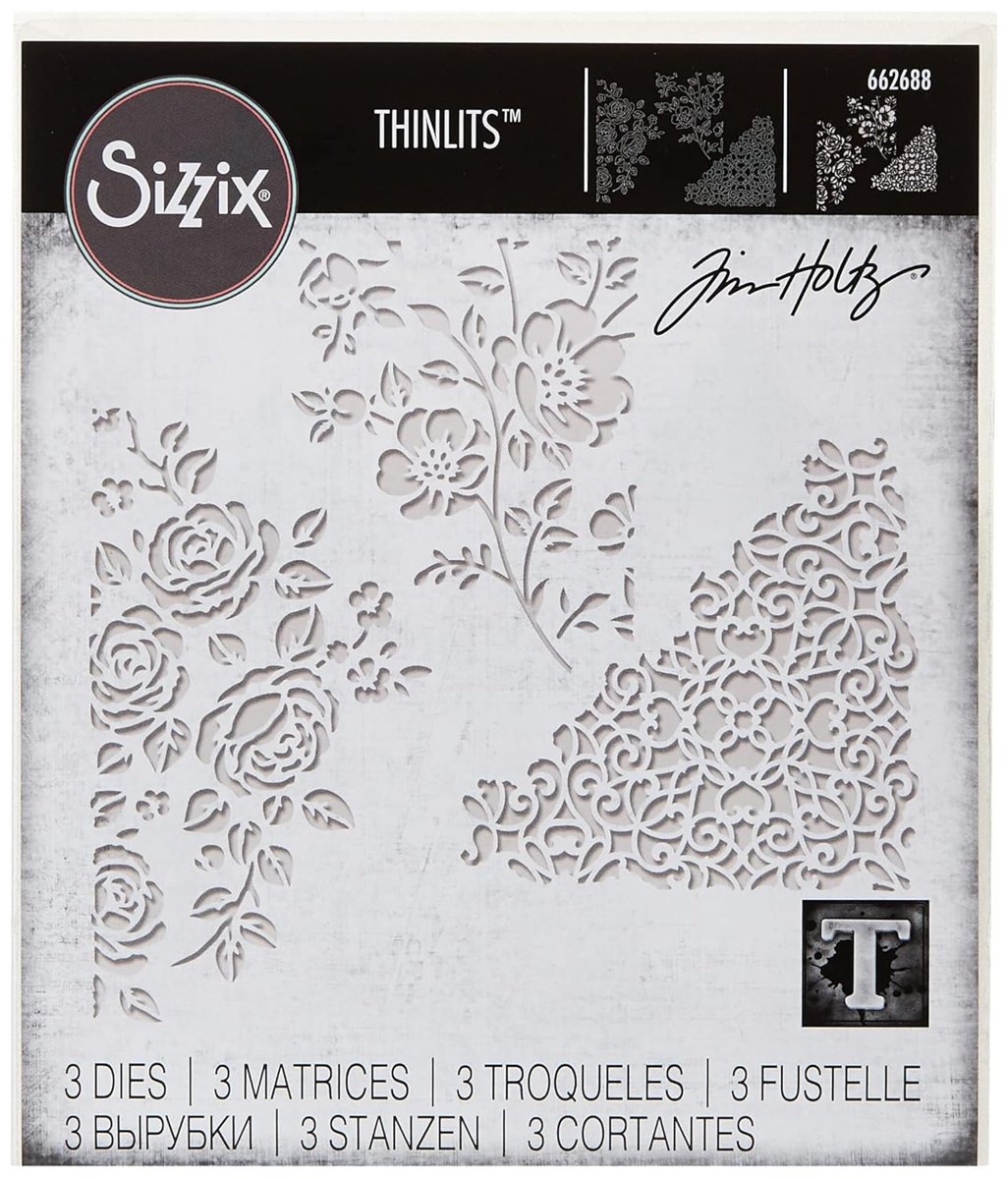 Sizzix Thinlits delgeç şablonları-Geschenkgutscheinbeutel Tim Holtz, çelik, çok renkli, 19.1 X 14.4 X 0,4 cm