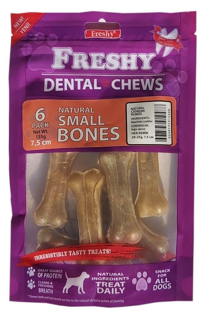 İREM Freshy Press Deri Köpek Çiğneme Kemiği 25 gr. 6 adet