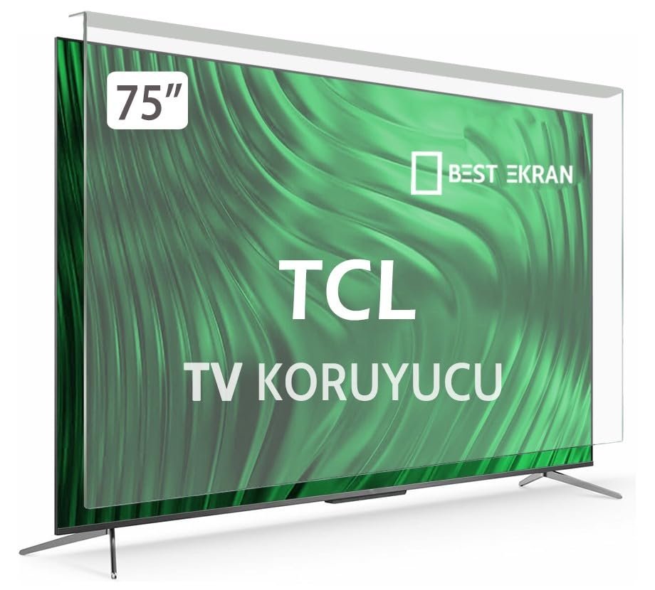 TCL 75T6C TV EKRAN KORUYUCU - TCL 75" inç 190 Ekran QLED Koruyucu