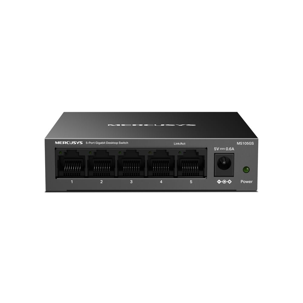 Mercusys MS105GS, 5-Port Gigabit Desktop Switch