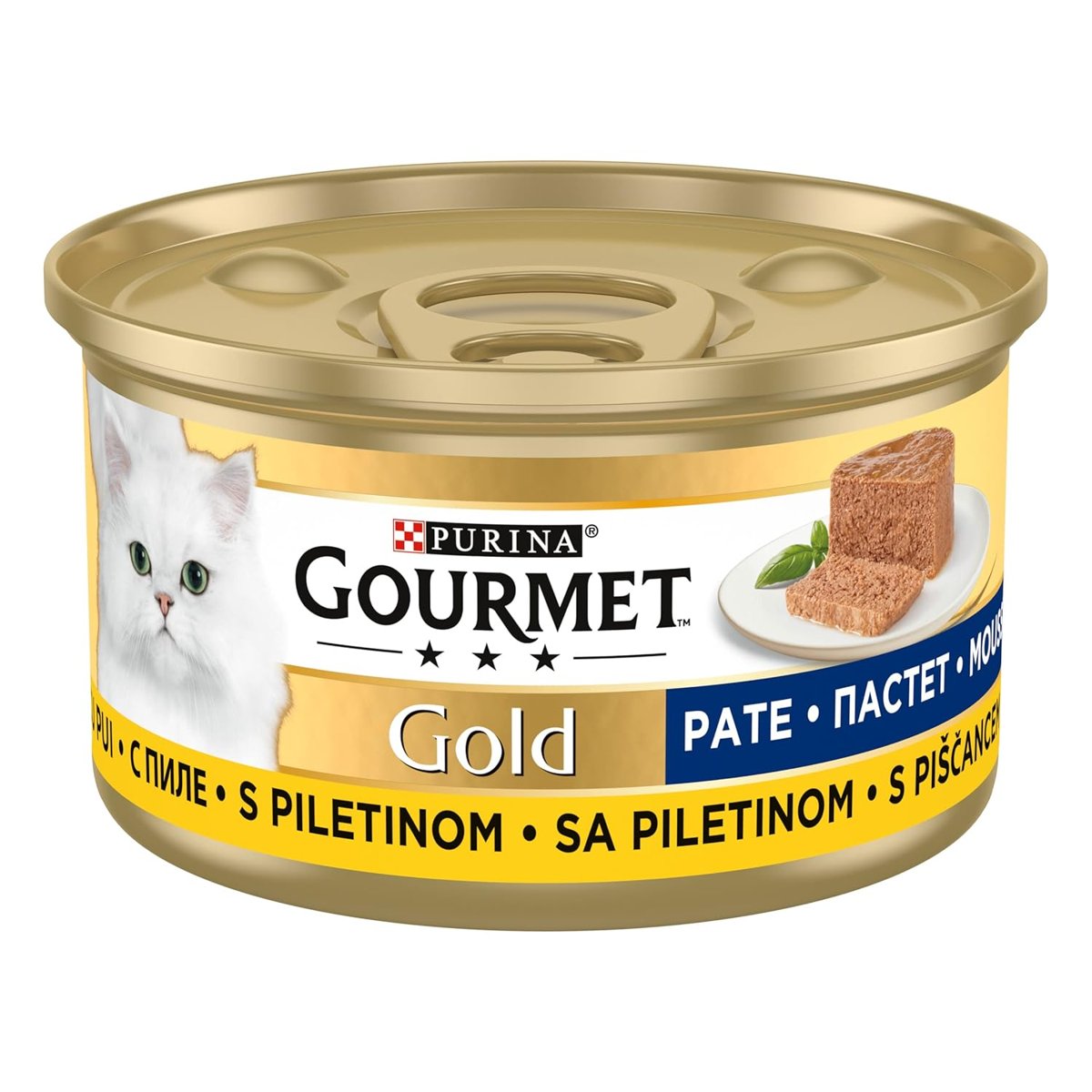 Gourmet Gold Kıyılmış Tavuklu Yaş Kedi Maması, Yetişkin, 85 g Tekli Paket