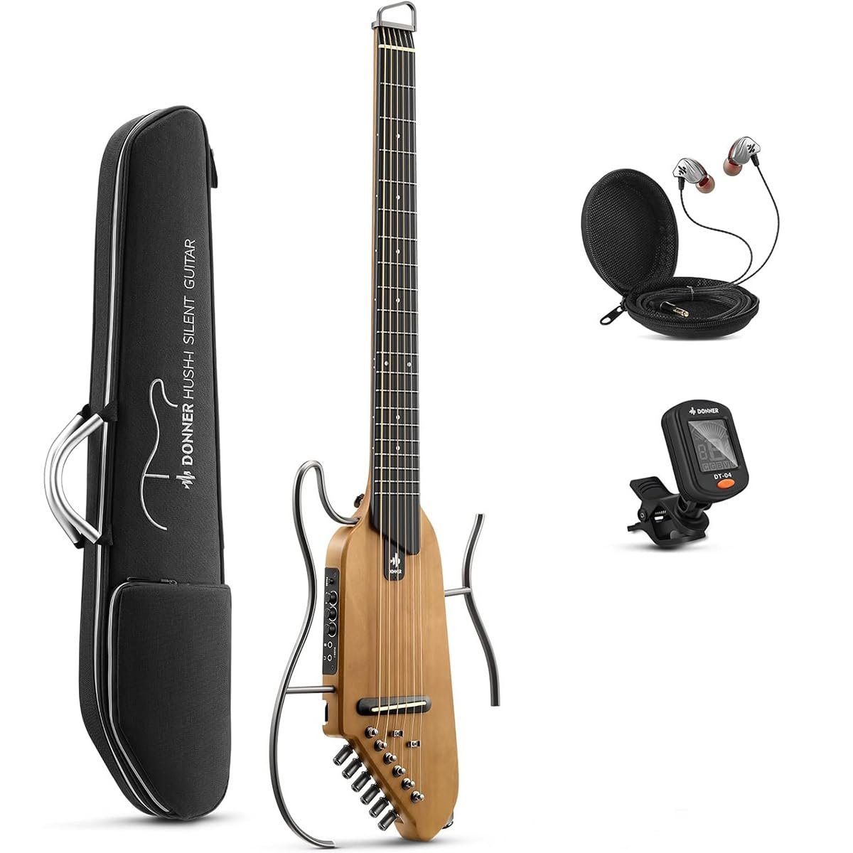 Donner HUSH-I Silent Gitar (Akçaağaç)