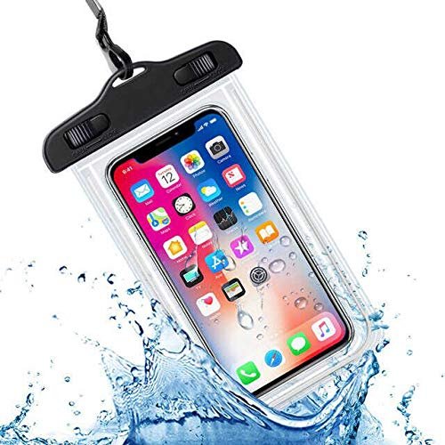Babilden Su Geçirmez Cep Telefonu Kılıfı Tüm Telefonlara Uygun (7 İnçe Kadar)%100 Waterproof (Siyah)