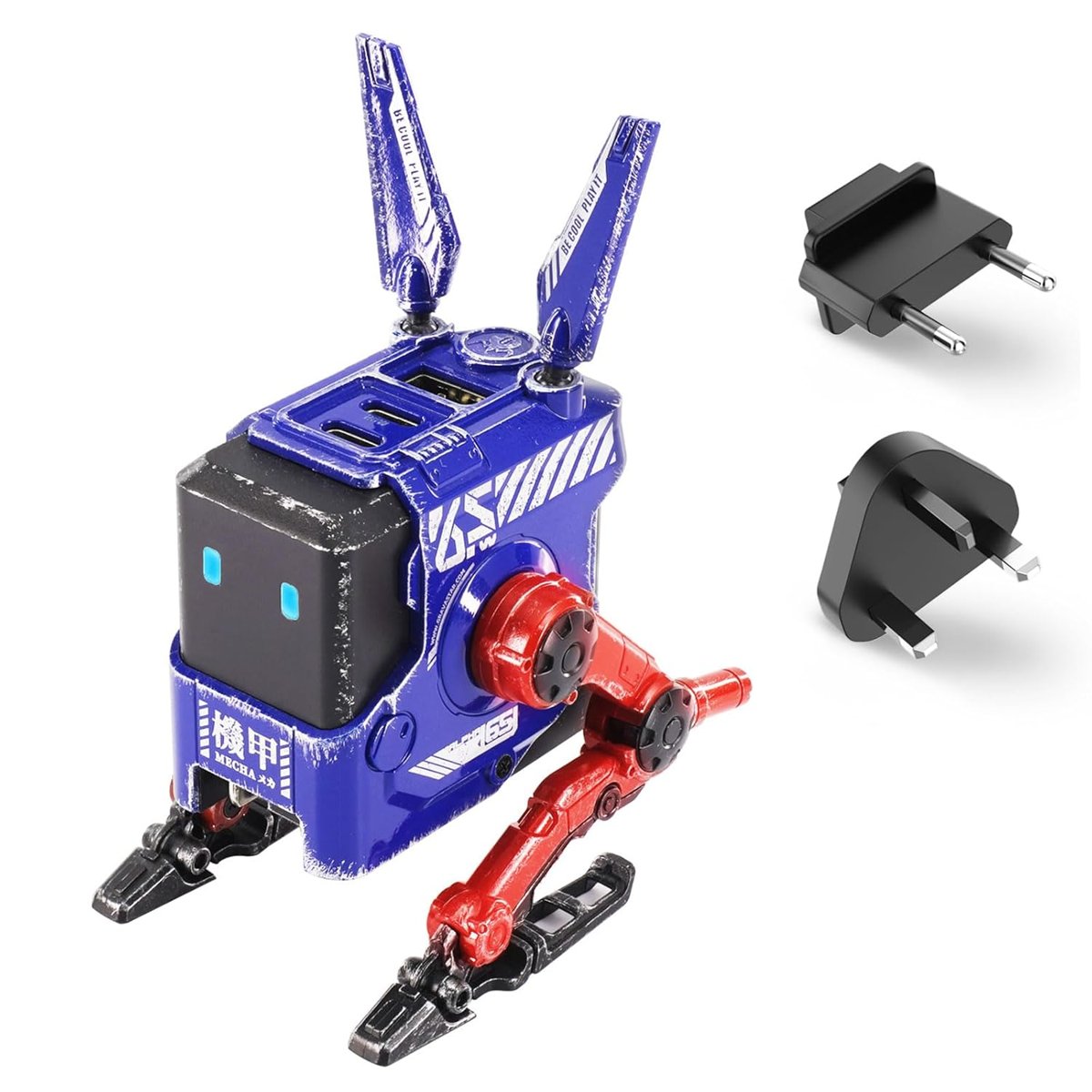 GravaStar Alpha 65W GaN Hızlı Şarj Cihazı Mavi
