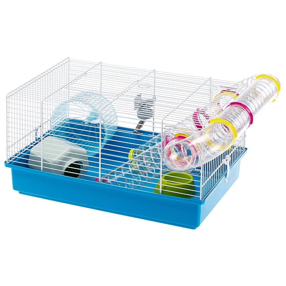 Ferplast Hamster kafesi, Paula kemirgen kafesi, küçük hayvan kafesi, hamster aksesuarı dahil, 46 x 30 x Y 25 cm.