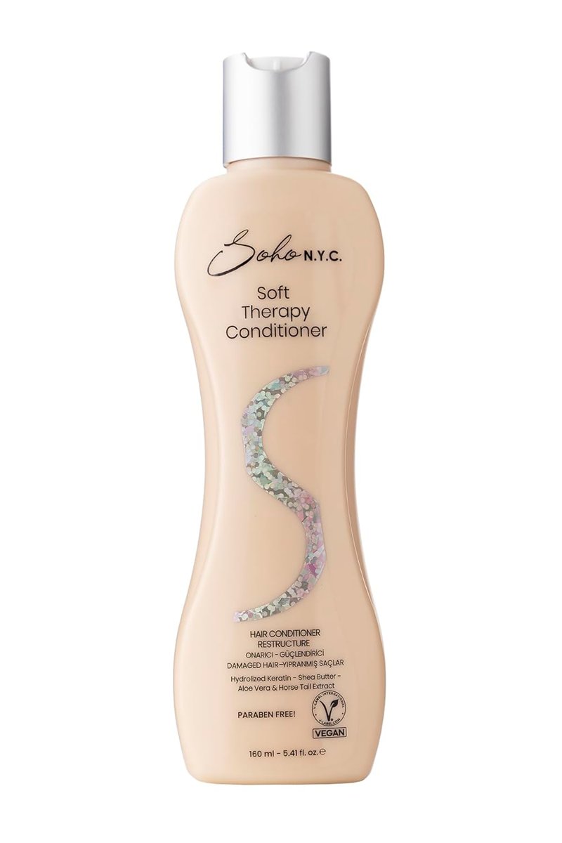 SOHO N.Y.C. Saç Kremi-Soft Therapy-Onarıcı (Aşırı Yıpranmış Saçlar) 160 ml