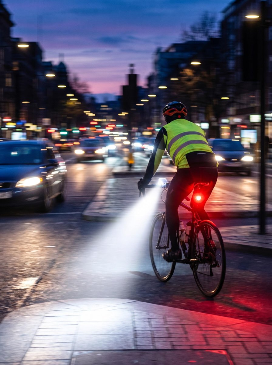 Busstier Silikon Bisiklet LED Fener Seti 2 Parça Su Geçirmez Ön Arka Işık Kolay Montajlı CR2032 Pilli Gece Sürüş Güvenlik Lambası Motosiklet Scooter Uyumlu
