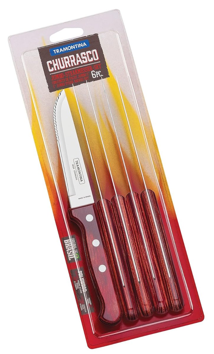 Tramontina Churrasco 21413/675 Jumbo Biftek-Steak Bıçağı (6lı Blister) Standart