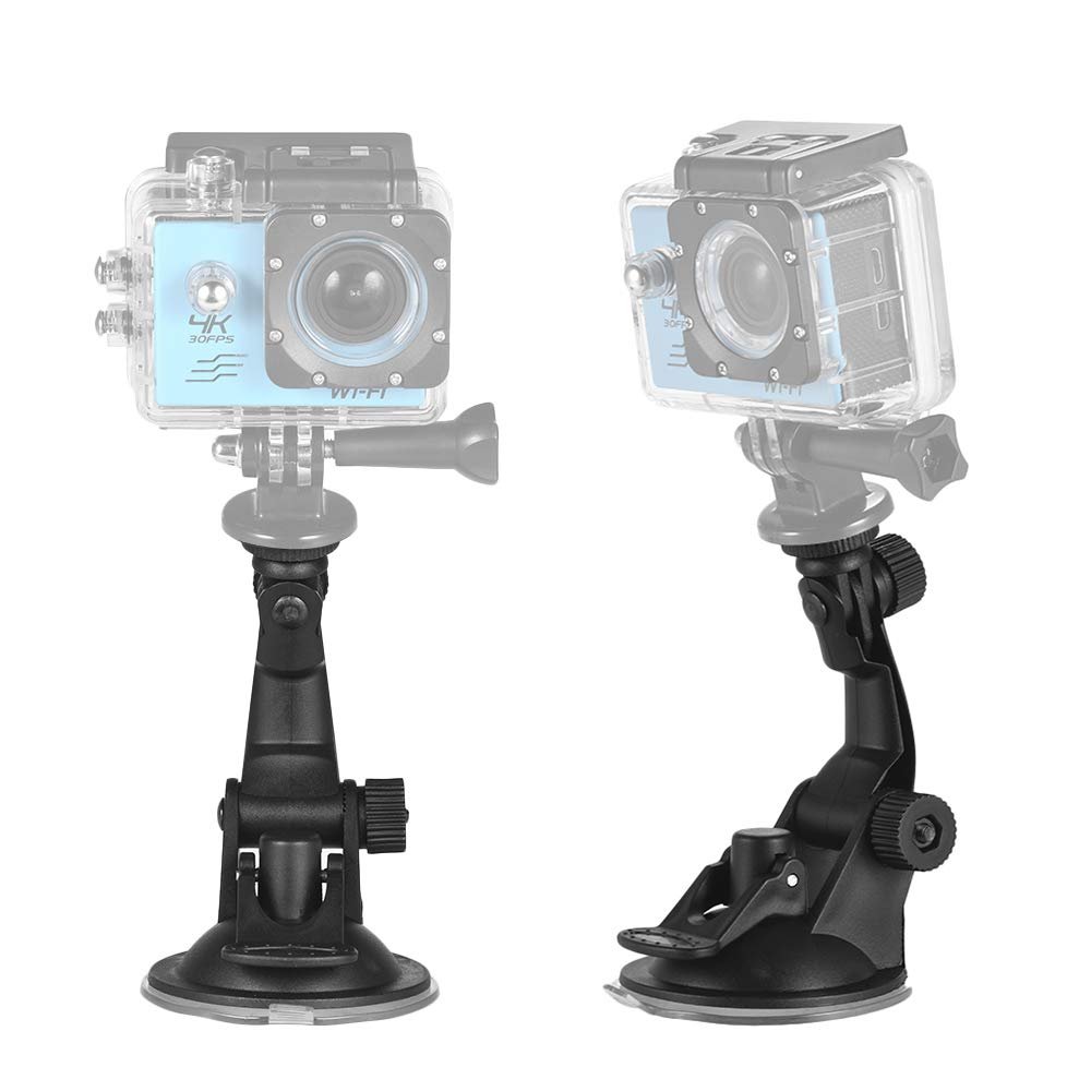 Honorall Eylem Kamera Aksesuarları Araba Vantuz Dağı + GoPro hero 7/6/5/4 / YI için Tripod Adaptörü