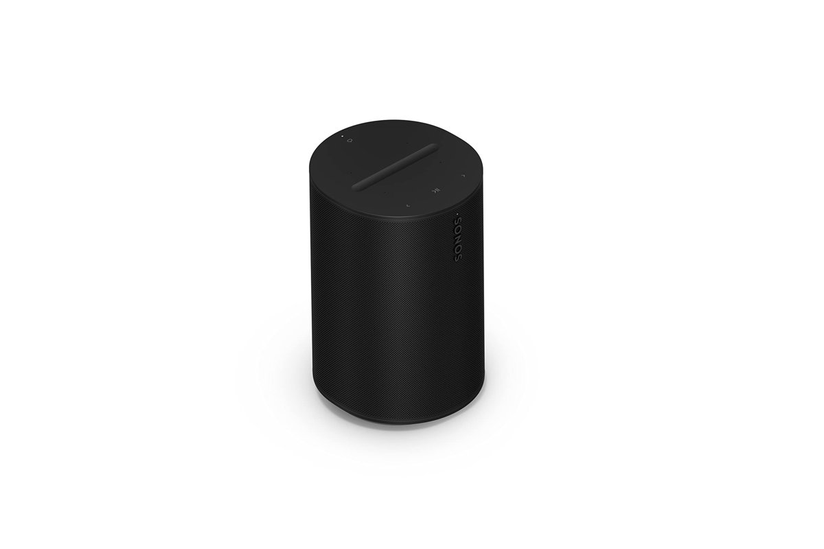 Sonos Era 100, 3 Class-D Amfi, Çift Açılı Tweeter ile Geniş Stereo Ses, Güçlü Woofer, Wifi 6 Bluetooth 5.3, Trueplay™ Oda Akustiği Ayarlı, Airplay 2 ve Alexa Uyumlu Kablosuz Akıllı Hoparlör - Siyah