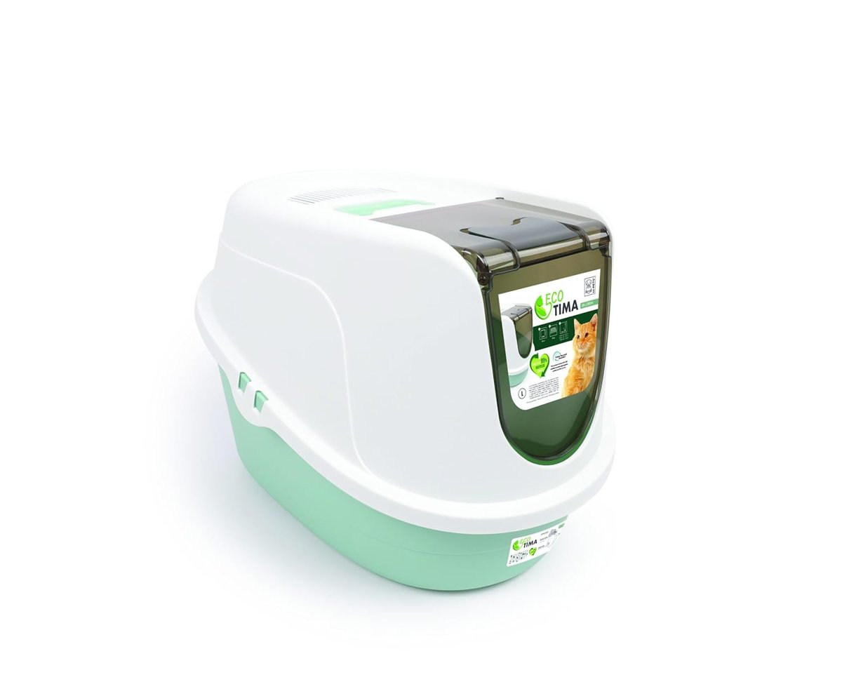 M-PETS ECO TIMA KEDİ TUVALETİ (M) SEA GREEN