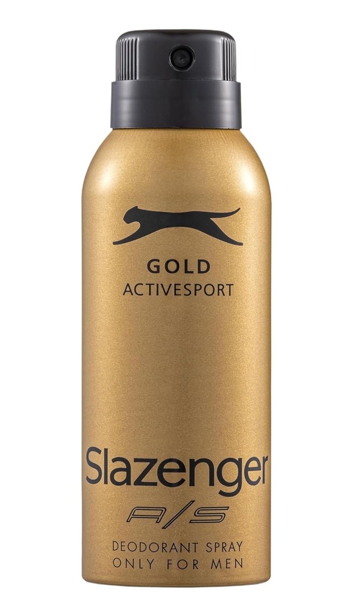 Slazenger Active Sport Gold Deo 150 ml - Erkek Deodorantı X 3 Adet