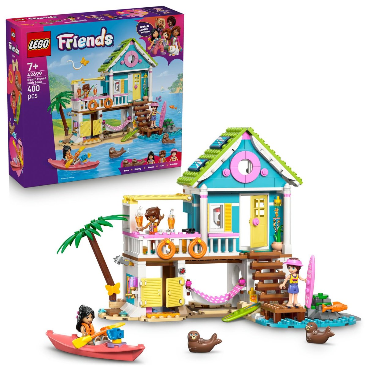 LEGO Friends Fok Balıklı Yazlık Ev 42699