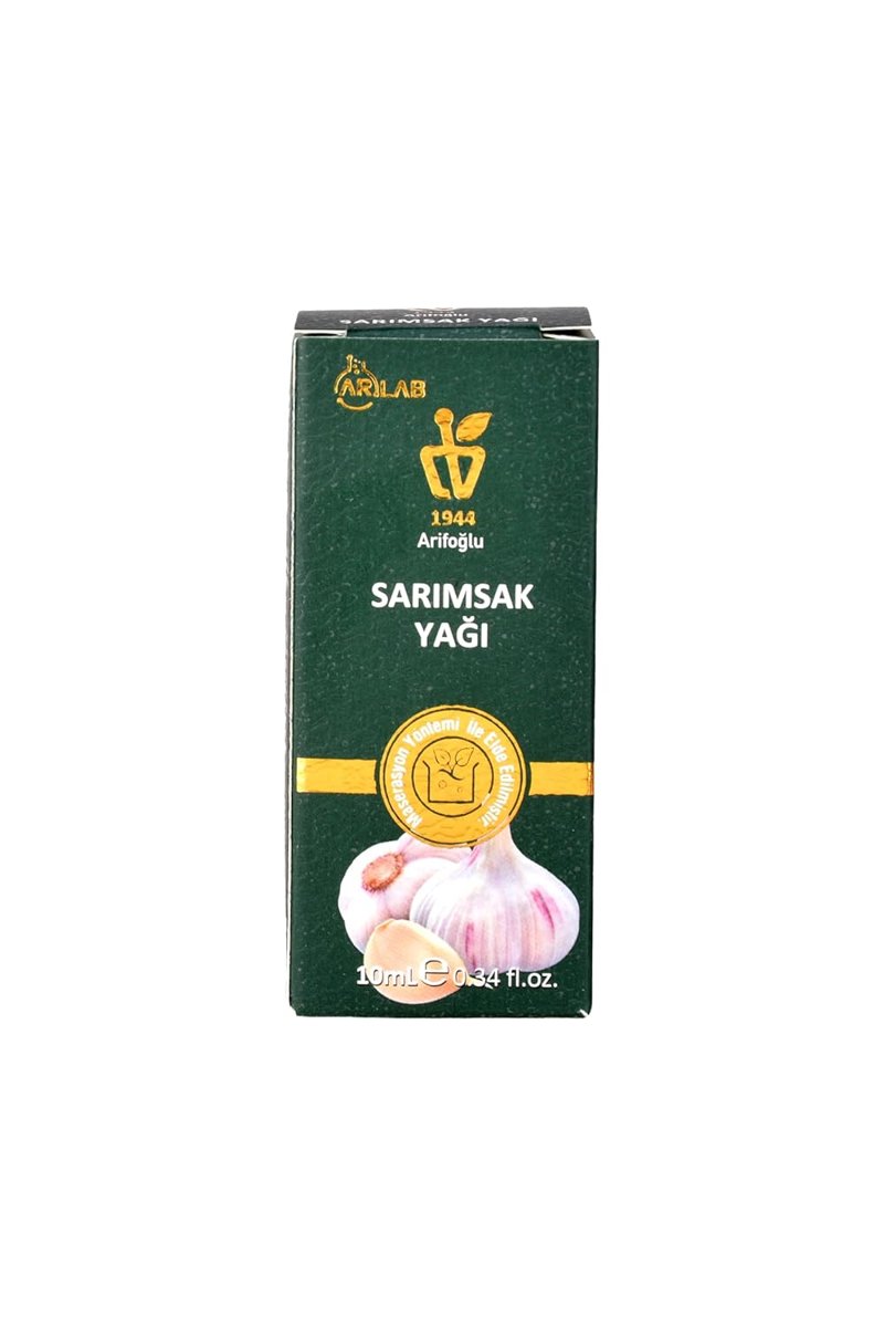 Arifoğlu Sarımsak Yağı 10ml%100 Saf ve Güçlü, Garlic Oil, Arlab Garlic Oil