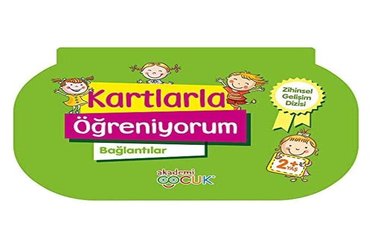 Akademi Çocuk Zihinsel Gelişim Dizisi Kartlarla Öğreniyorum Bağlantılar 23X15 cm