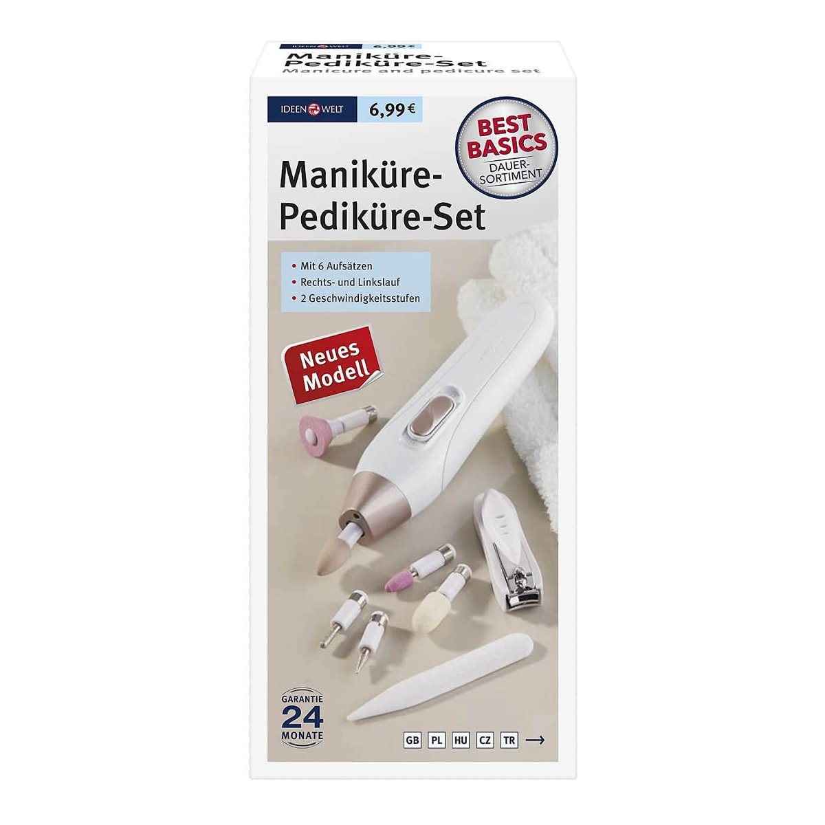 Ideenwelt Manikür ve Pedikür Seti Rose Gold 1 adet