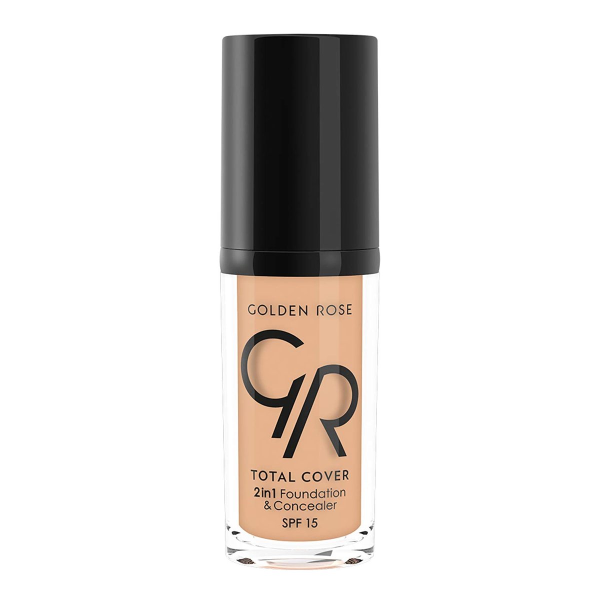 Golden Rose Total Cover 2si1 Arada Kapatıcı ve Fondöten No: 12 Light Beige - 30 ml