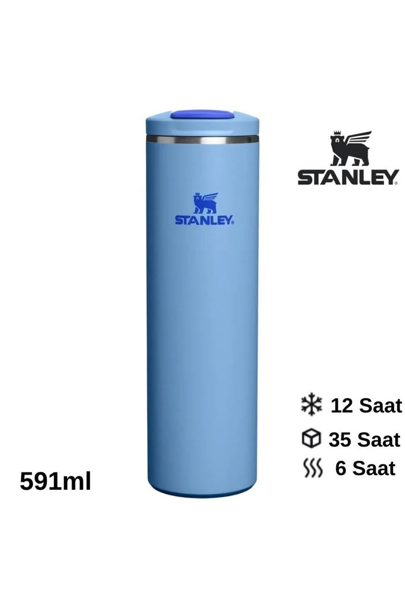 Stanley The Transit Fliptop Mug 0.59 L Termos Kupa Bardak Matara Mavi, 10-13061-0026