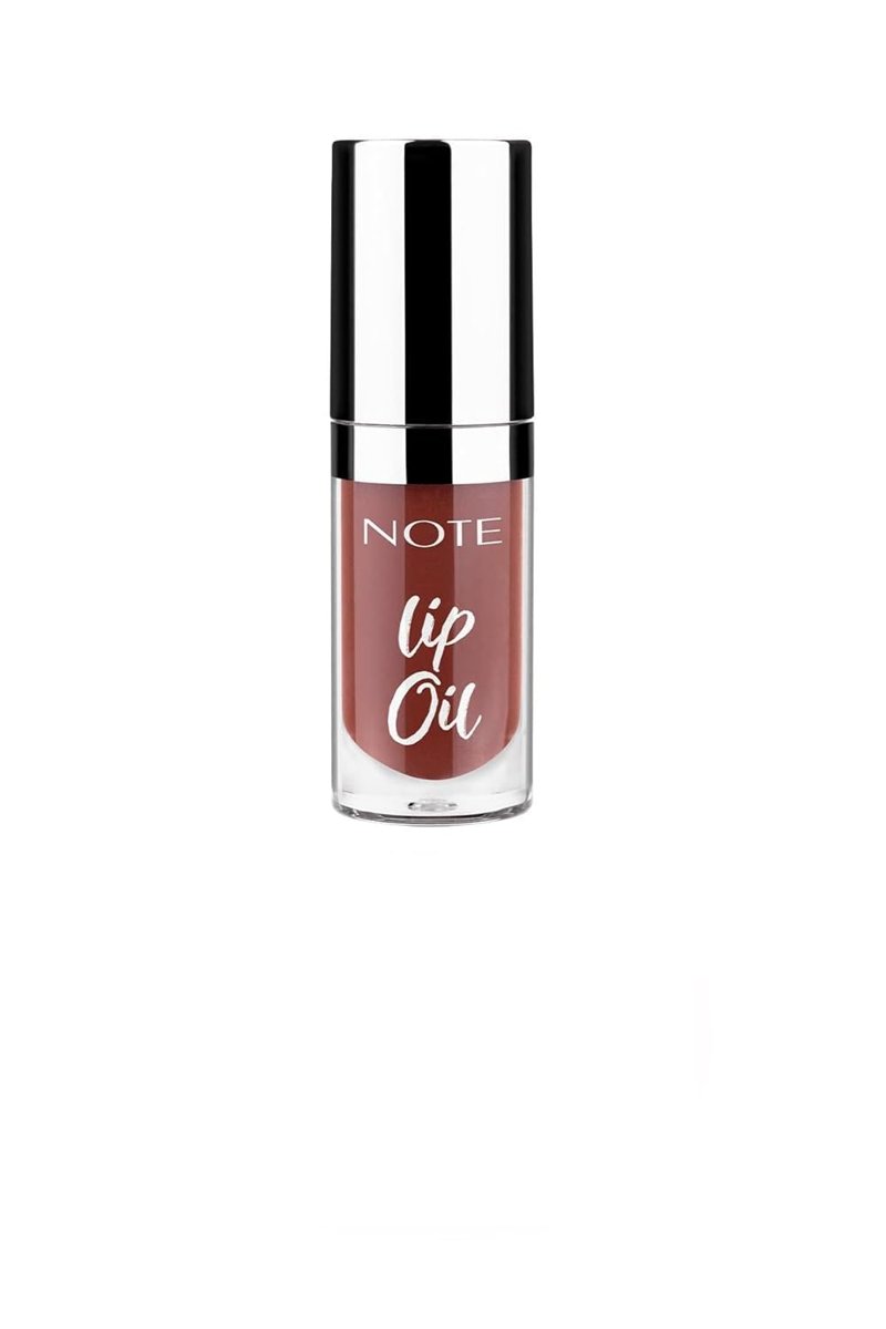 Note Cosmetics Lip Oil 60 Mocha Kiss Nemlendirici ve Parlatıcı Dudak Bakım Yağı, Kahverengi