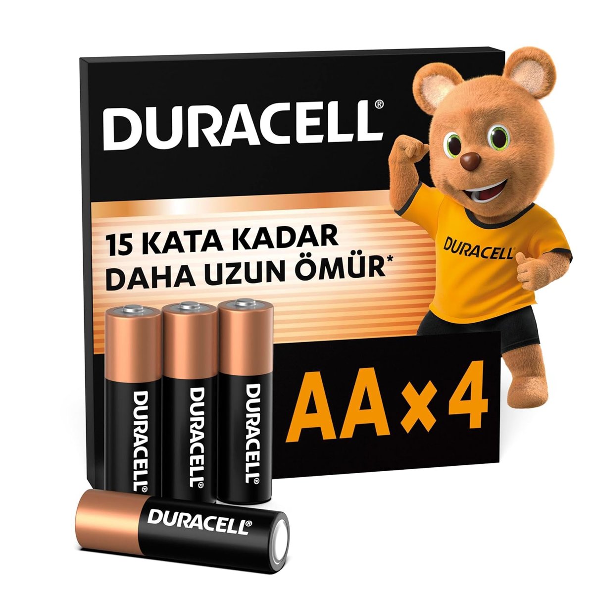 DURACELL BASIC AA Alkalin Kalem Pil (4'lü Paket) – 1,5V
