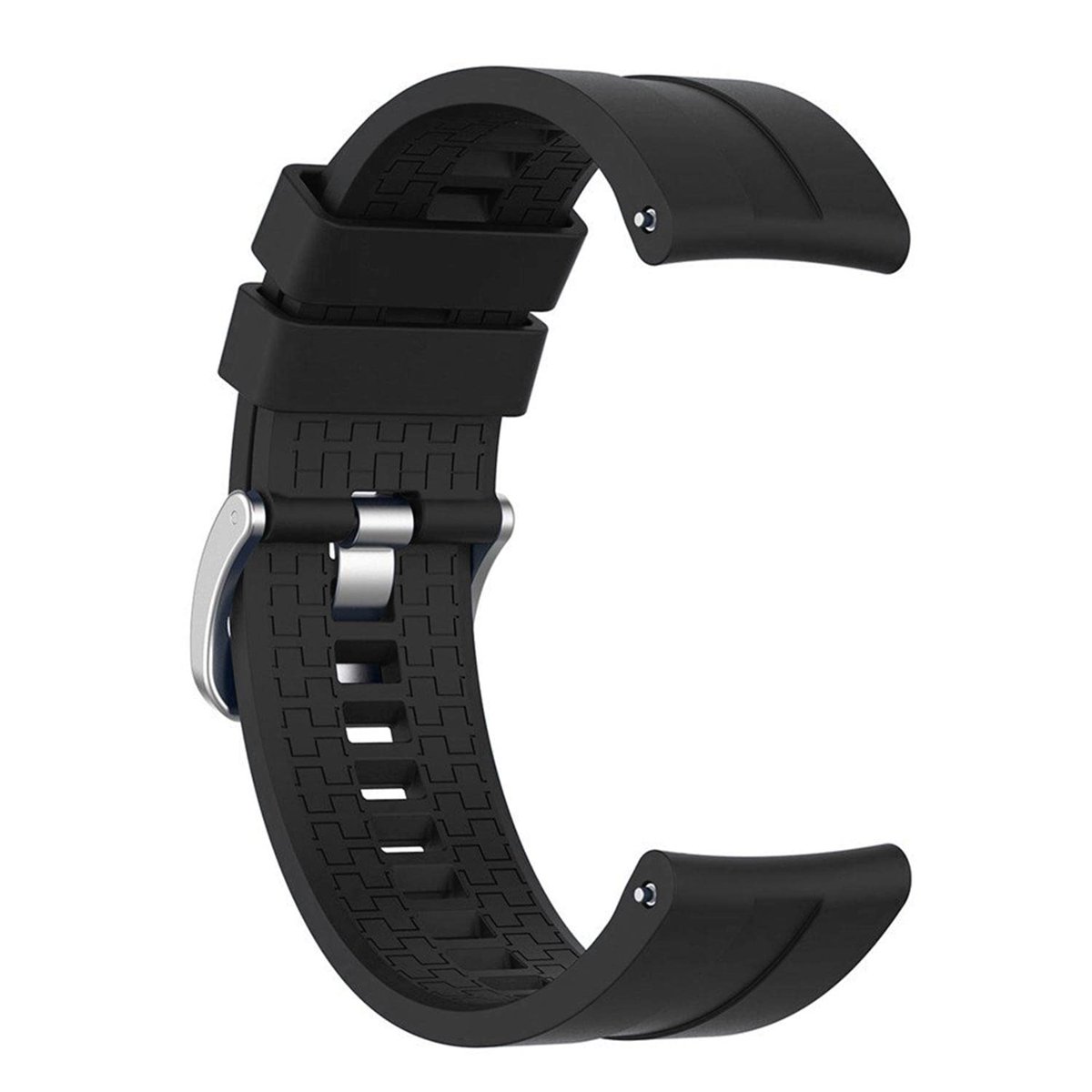 Microsonic Xiaomi Watch S1 için Kordon, Silicone RapidBands Siyah [Watch S1 ile Uyumlu Kordon - Siya