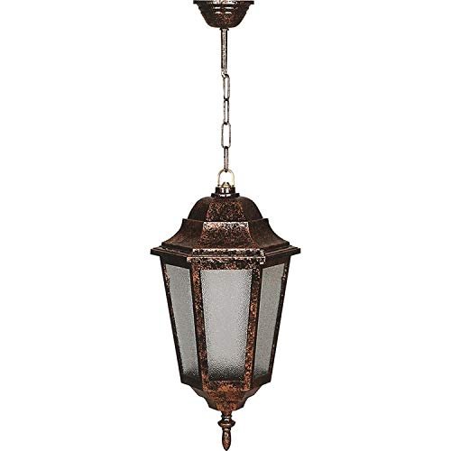 Avonni Bfe-68188-Bkr Kahverengi Elektrostatik Toz Boyalı Dış Mekan Aydınlatma, E27, Abs, Akrilik Cam, 23Cm