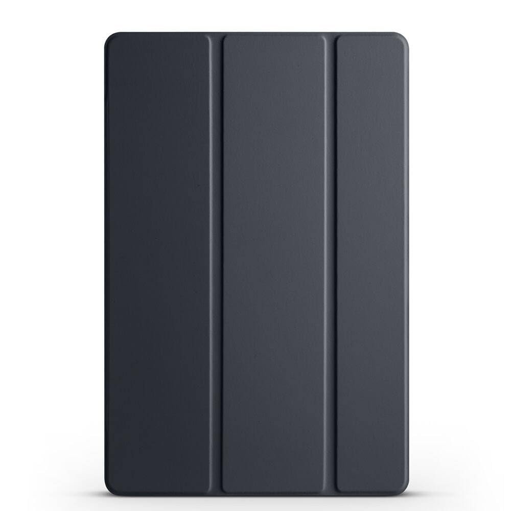 Babilden Samsung Tablet Galaxy Tab A9 X110/Galaxy Tab A11 ile Uyumlu Tablet Kılıfı Smart Cover Uyku Modlu Standlı Arkası Sert Şeffaf Kapak Siyah
