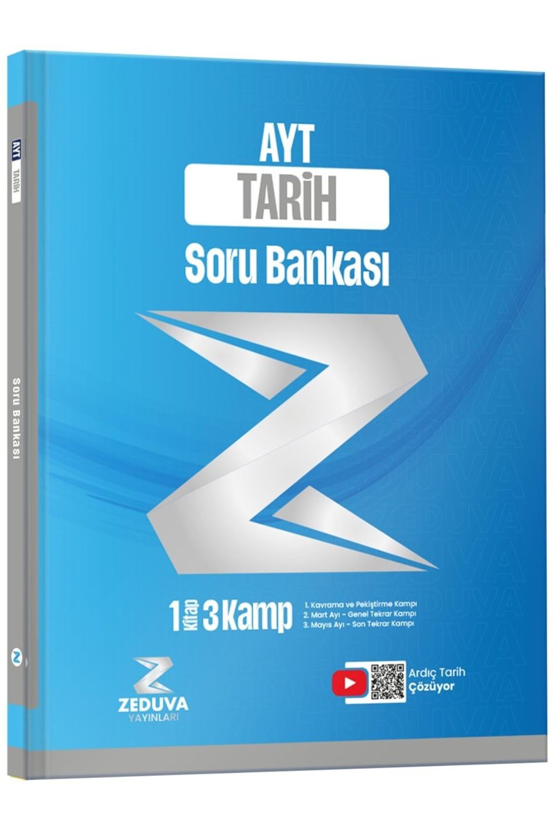 Zeduva Yayınları Soner Ardıç AYT Tarih 1 Kitap 3 Kamp Soru Bankası