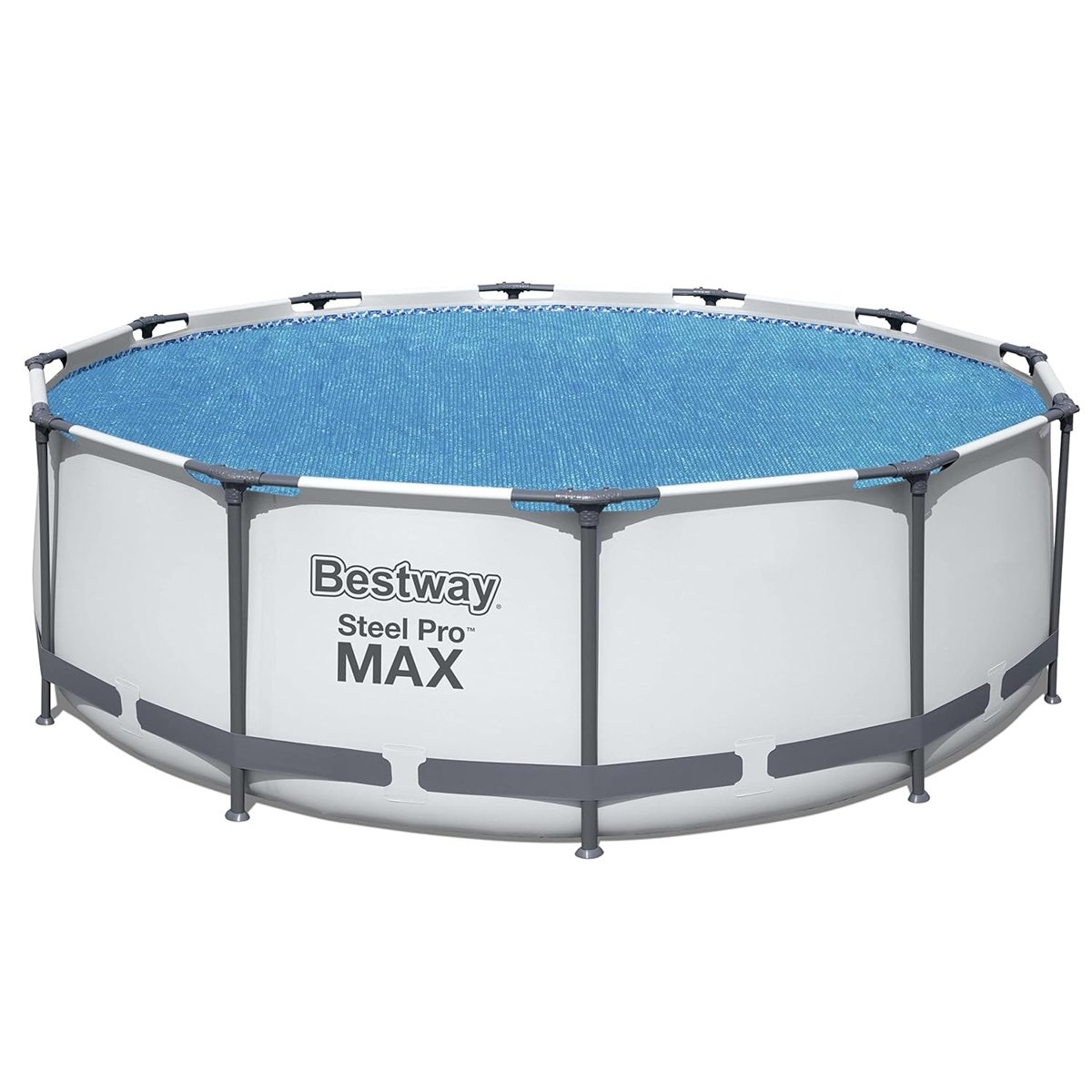 Bestway Flowclear güneş örtüsü, 356 cm, yüzey havuzları için, mavi