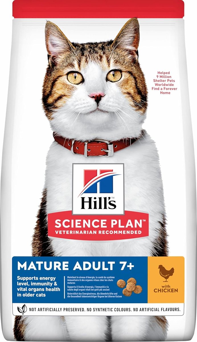 Hill's SCIENCE PLAN +7 Yaşlı Tavuklu Kedi Maması 3 kg