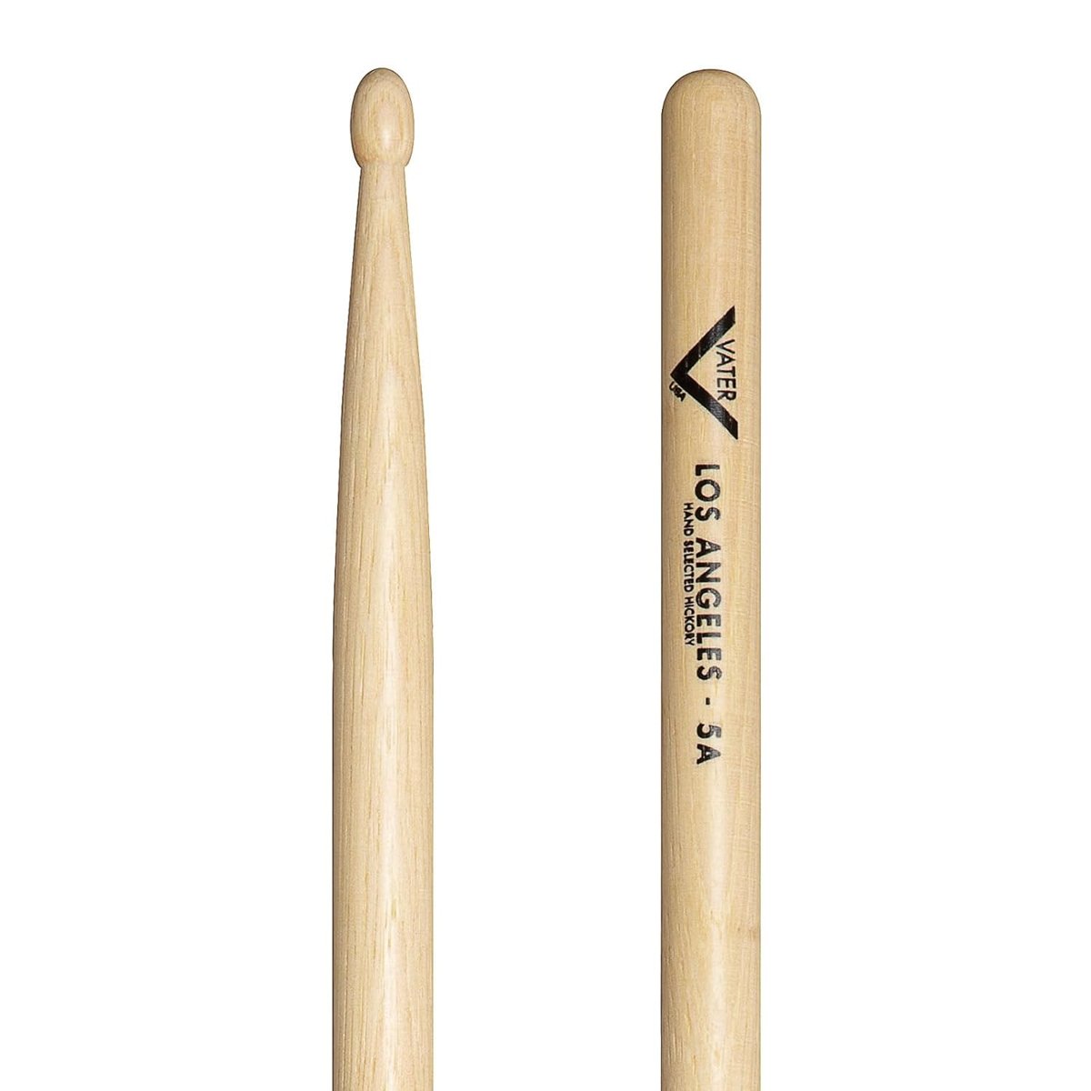 Vater Los Angeles 5A Ahşap Uçlu Hickory Davul Çubukları, 3 Çift (VS3P5AW)