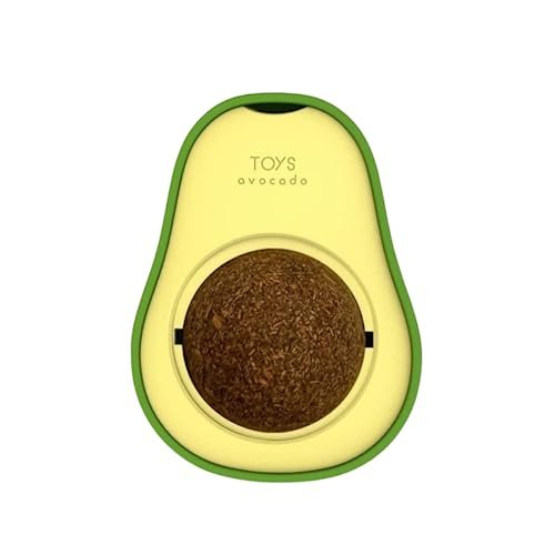 BUFFER® Avokado Model Yapışkanlı Kedi Oyuncağı Yenilebilir Kedi Nanesi Otu