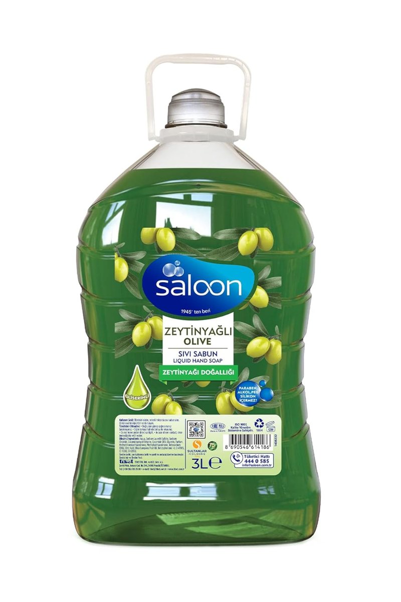 SALOON Sivi Sabun Zeytinyağli 3 L