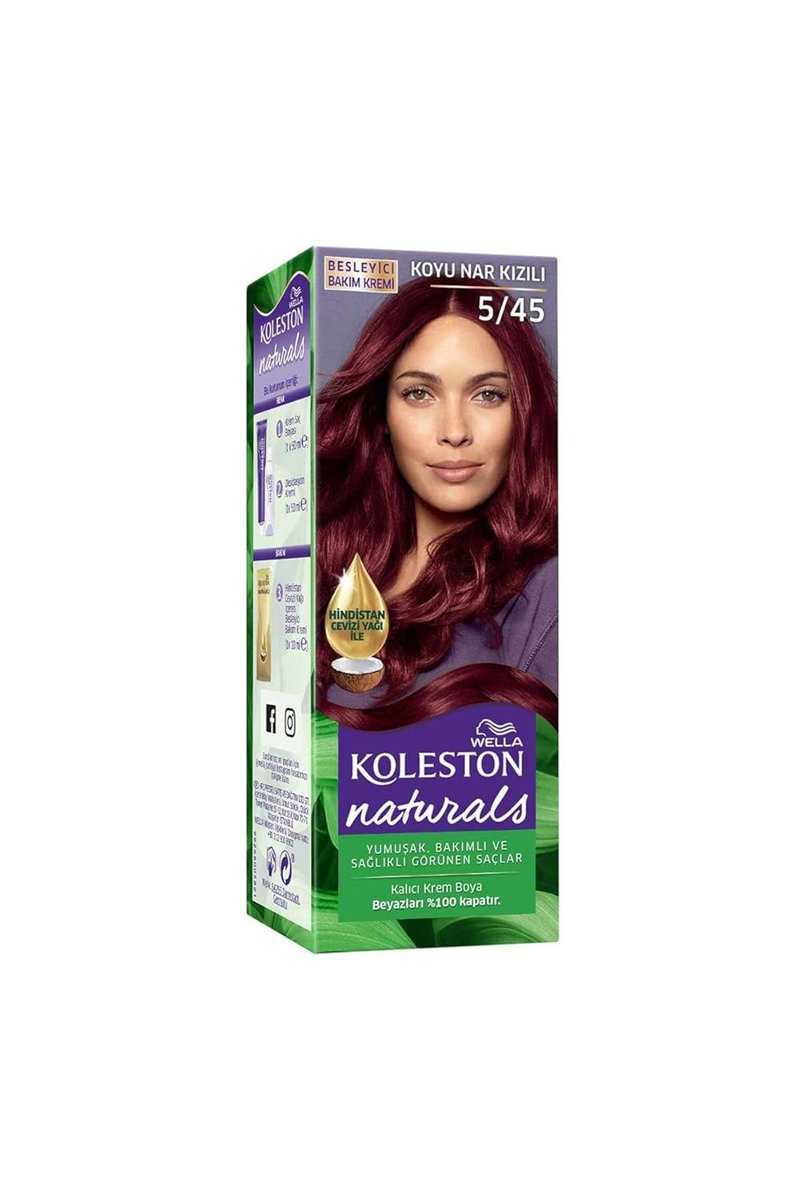 Koleston Naturals 5/45 Koyu Nar Kızılı Saç Boyası