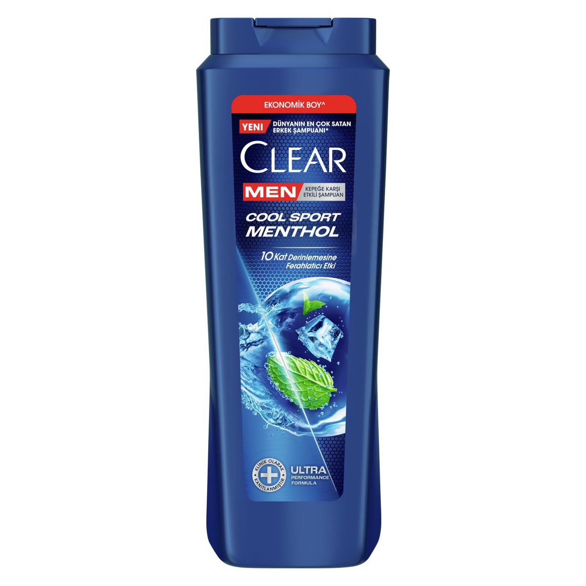 Clear Men Erkek Şampuan Cool Sport Menthol Kepeğe Karşı Etkili 600 ml