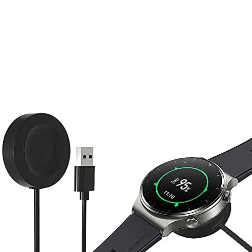 Coverzone Huawei Watch GT2 Pro ve GT3 Pro İle Uyumlu Manyetik Usb Sarj Kablosu