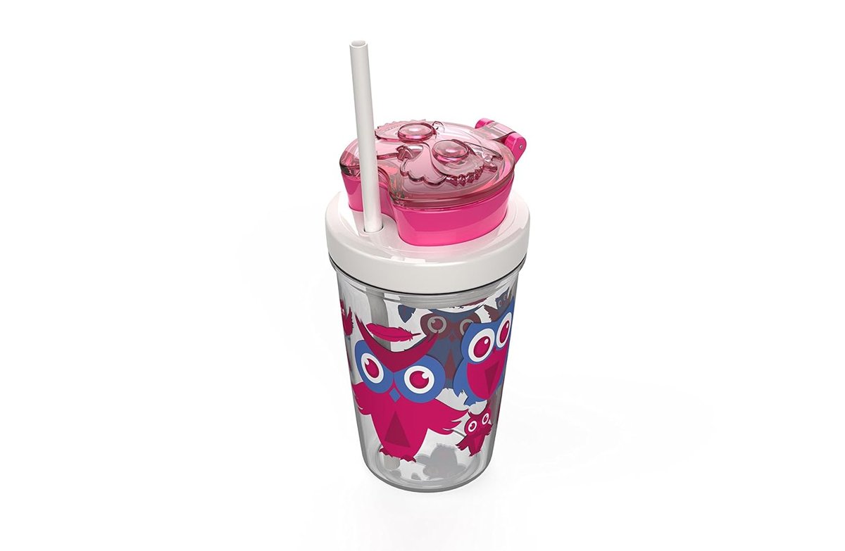 Contigo Snack Atiştirmalik Tritan Bardak 350 ml, Pembe