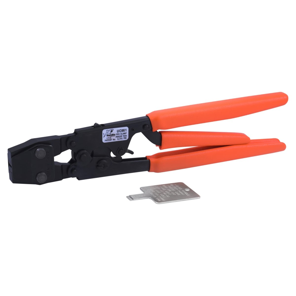 SharkBite PEX Kelepçe Aleti, Turuncu Saplı 3 Saplı Alet, Sıhhi Tesisat Armatürleri, PEX, PE-RT, UC961
