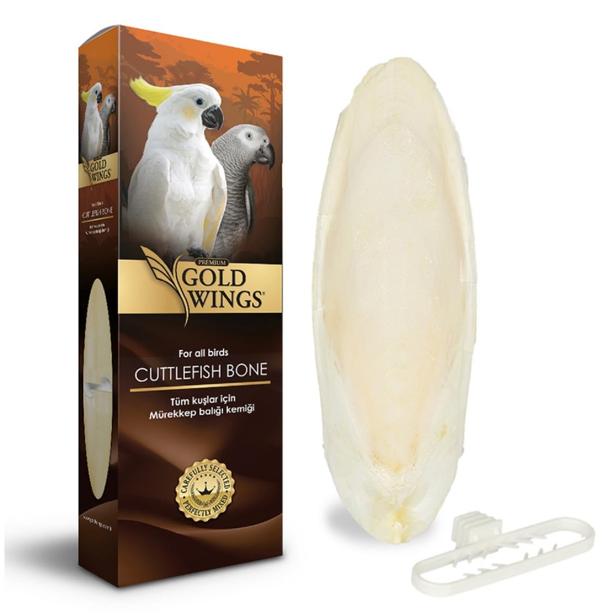 Gold Wings Premium Mürekkep Balığı Kemiği Büyük, 15 gr